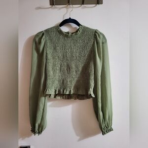 4 for 30$ 🧞‍♀️🧞‍♀️🧞‍♀️Forever 21 cropped blouse